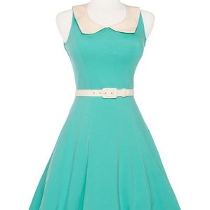 PUG Georgia Peaches Teal Dress 1x/2x